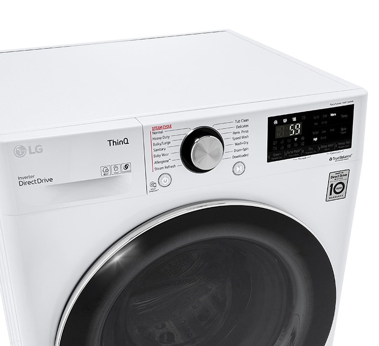 LG 2.4 cu.ft. Smart wifi Enabled Compact Front Load AllInOne Washer