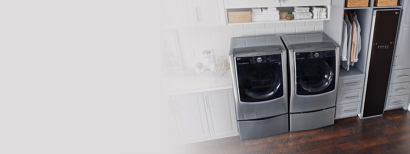 LG SideKick™ Pedestal Washer Mini Washers by LG LG USA