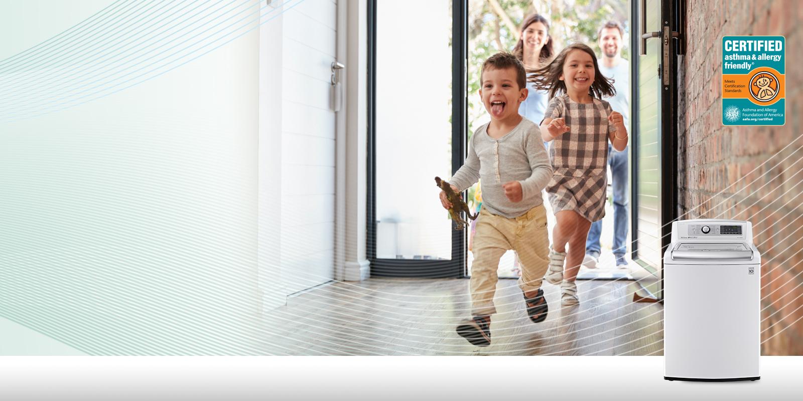 Lg Washers Innovative Washing Machine Solutions Usa Certified For Easier Breathing