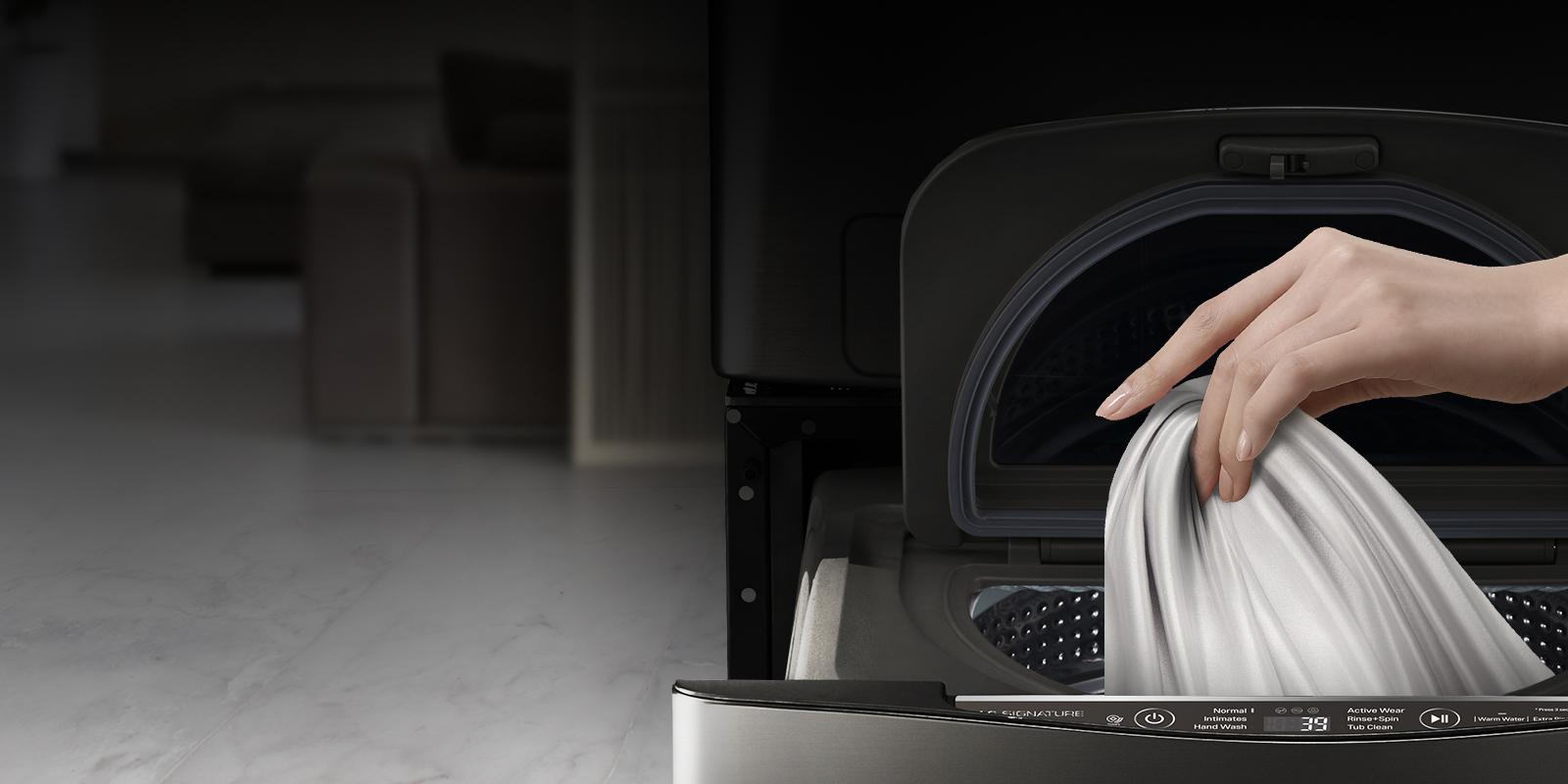 LG SIGNATURE 1.0 cu. ft. LG SideKick™ Pedestal Washer, LG TWINWash™ Compatible (WD205CK) LG USA