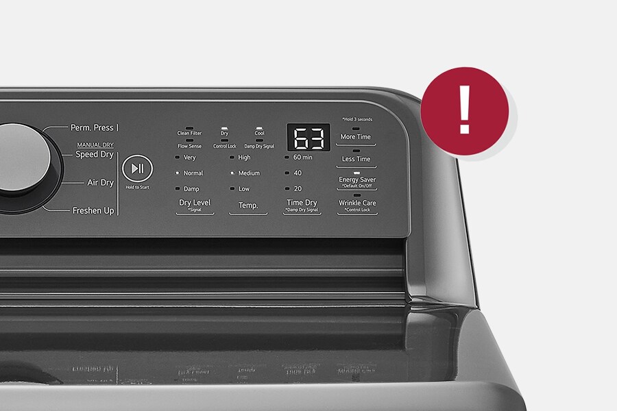 LG 7.3 cu. ft. Top Load Energy Star Electric Dryer with Sensor Dry