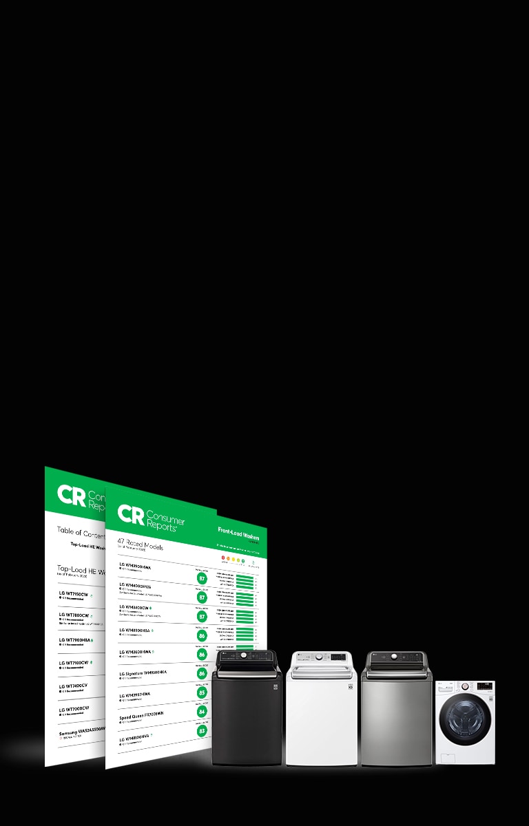 Consumer Reports LG Laundry Line Up