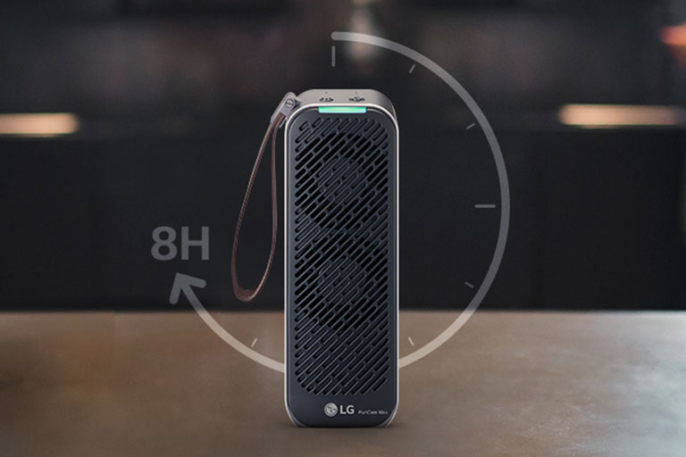 Battery for Up to 8 Hours1
