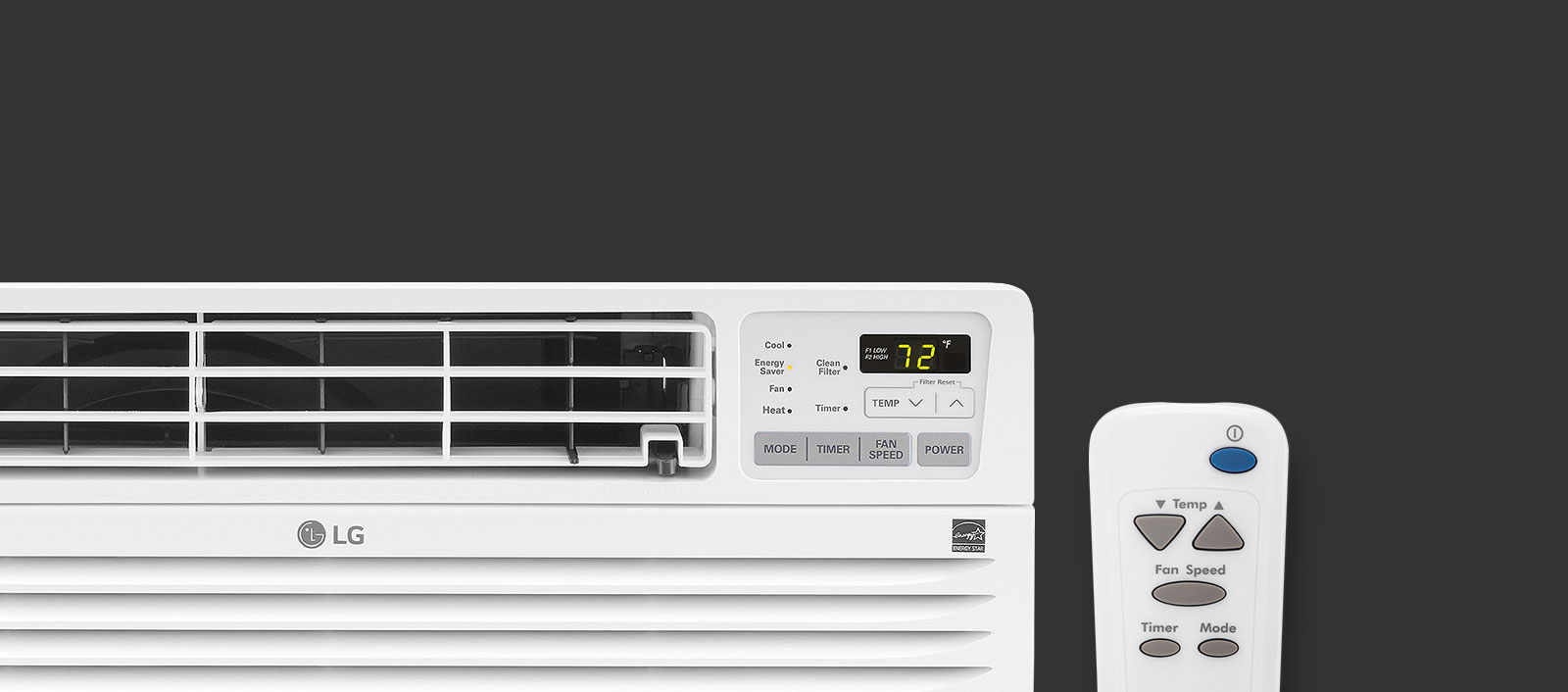 LG LT1037HNR 10,000 BTU ThroughtheWall Air Conditioner LG USA