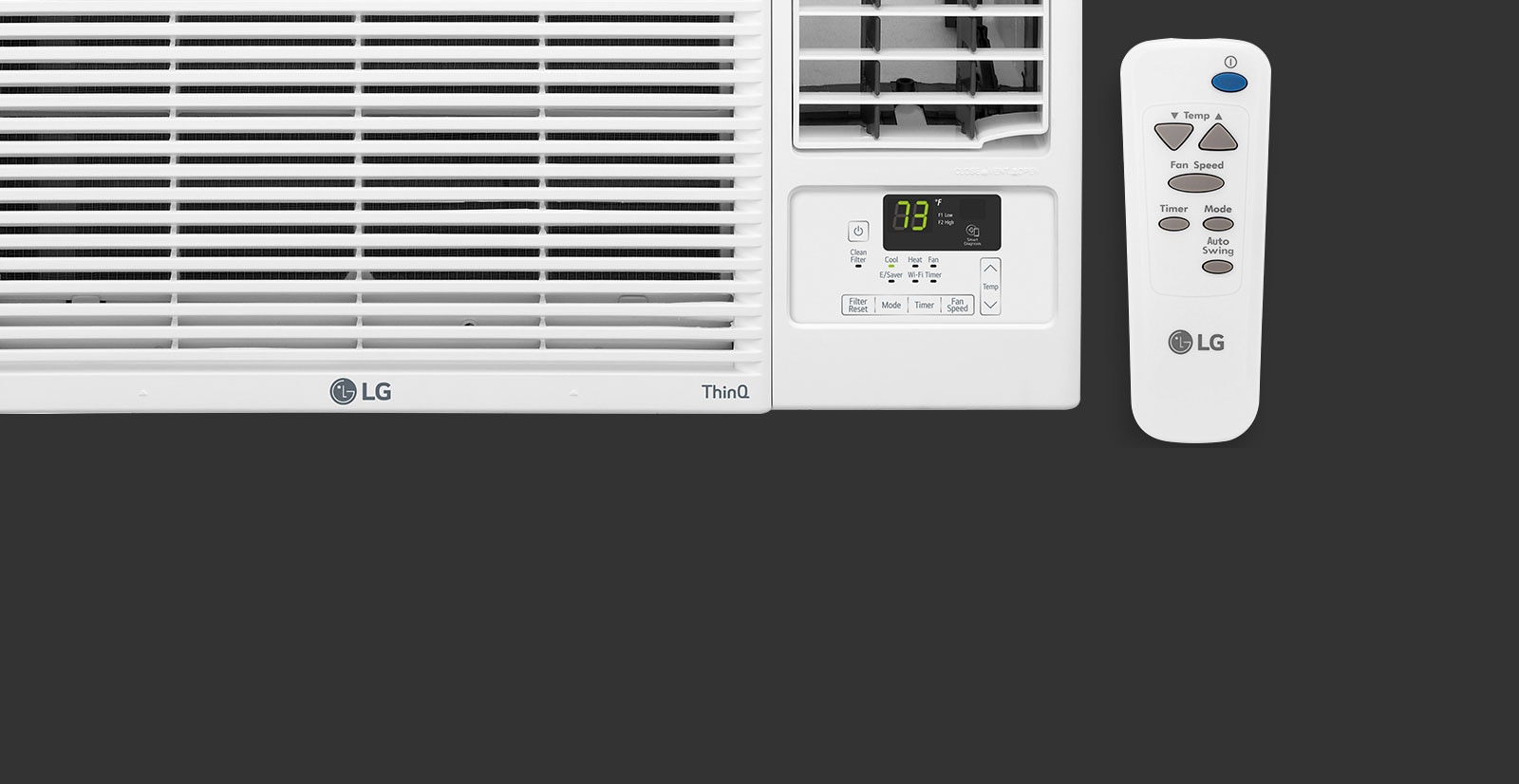 LG LW1221HRSM 12,000 BTU Smart WiFi Enabled Window Air Conditioner