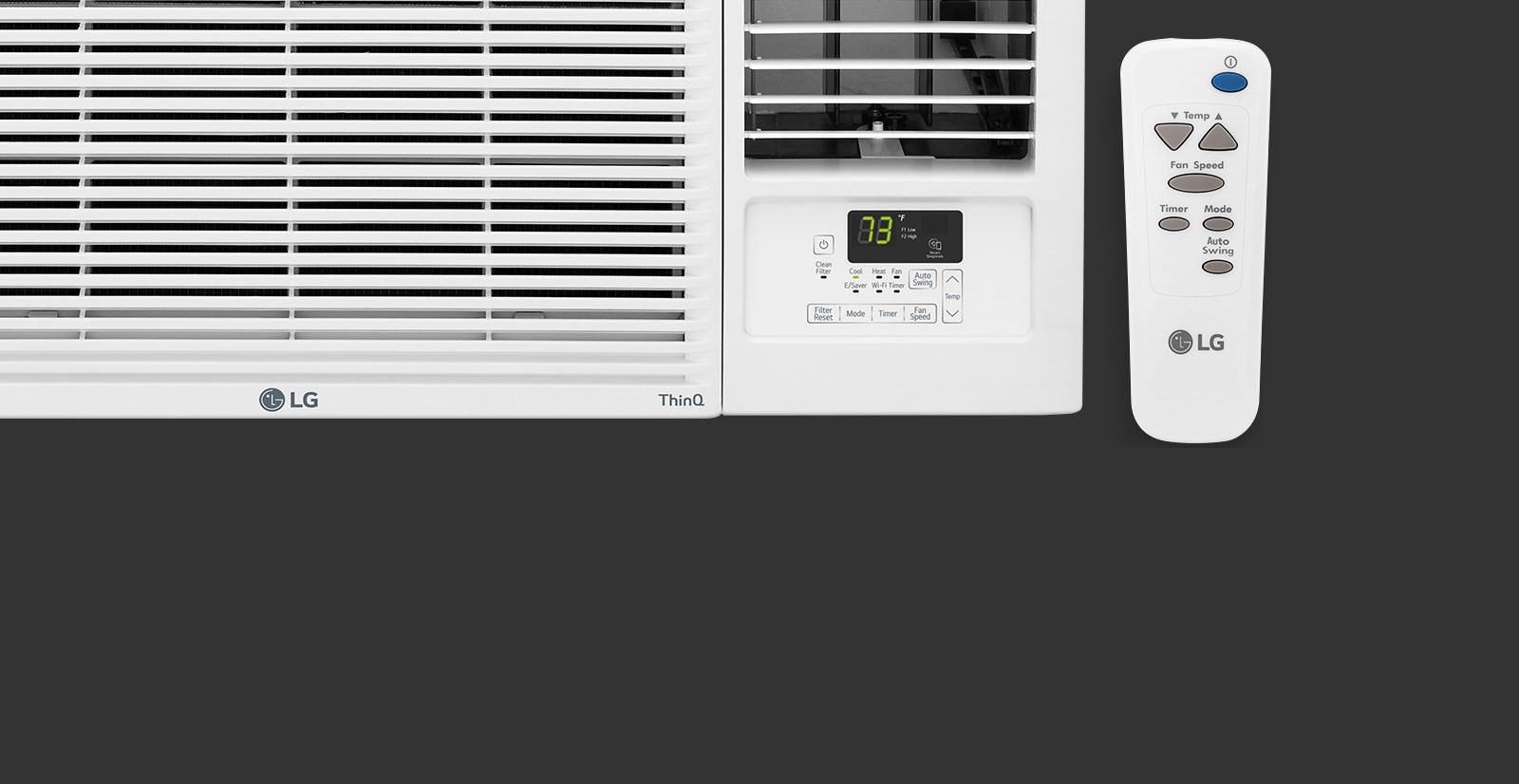 LG LW1821HRSM 18,000 BTU Smart WiFi Enabled Window Air Conditioner