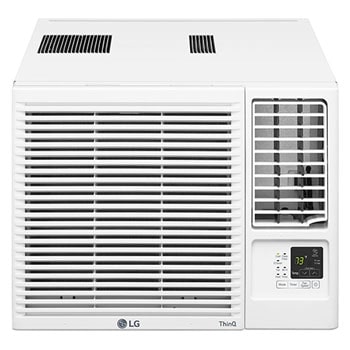 LG 7,500 BTU Smart Wi-Fi Enabled Window Air Conditioner, Cooling & Heating, LW8021HRSM