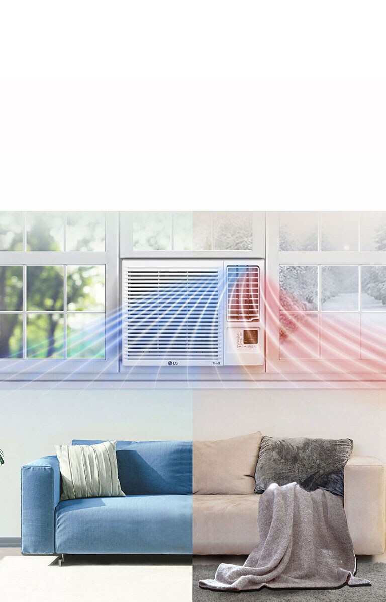 LG LW8021HRSM 7,500 BTU Smart WiFi Enabled Window Air Conditioner