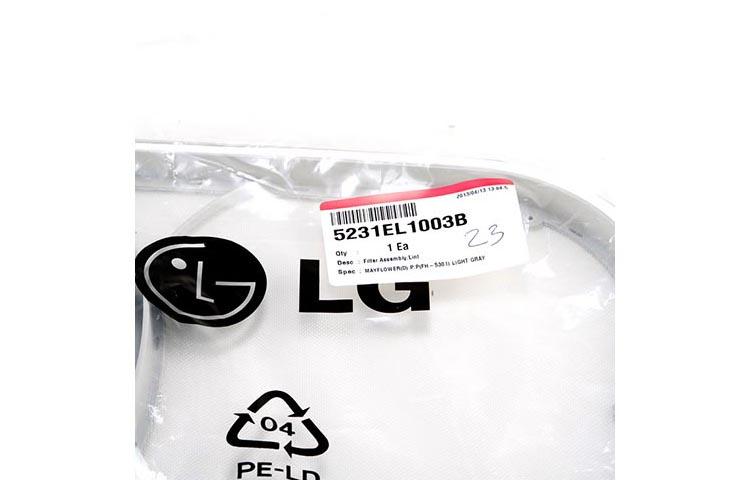 Lint Filter part # 5231EL1003B for Gas Dryer LG GD1329CGS USED 