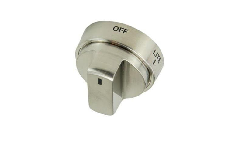 gas range with knobs on side