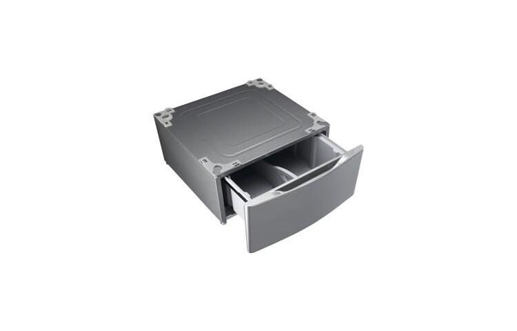 27 in Laundry Pedestal with Storage Drawer in Graphite Steel 27 in Laundry Pedestal with Storage Drawer in Graphite Steel