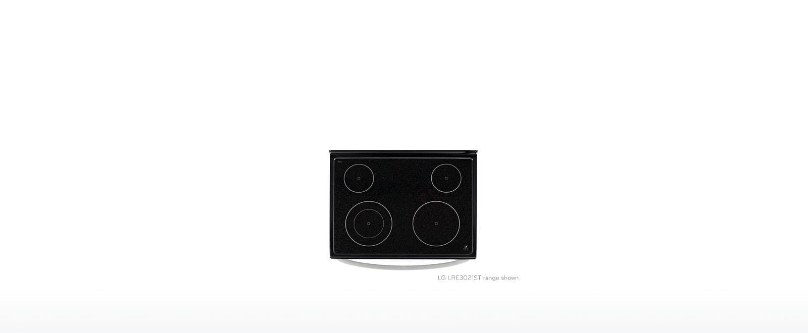 LG LRE3021ST Electric Single Range with 4 Cooktop Elements LG USA