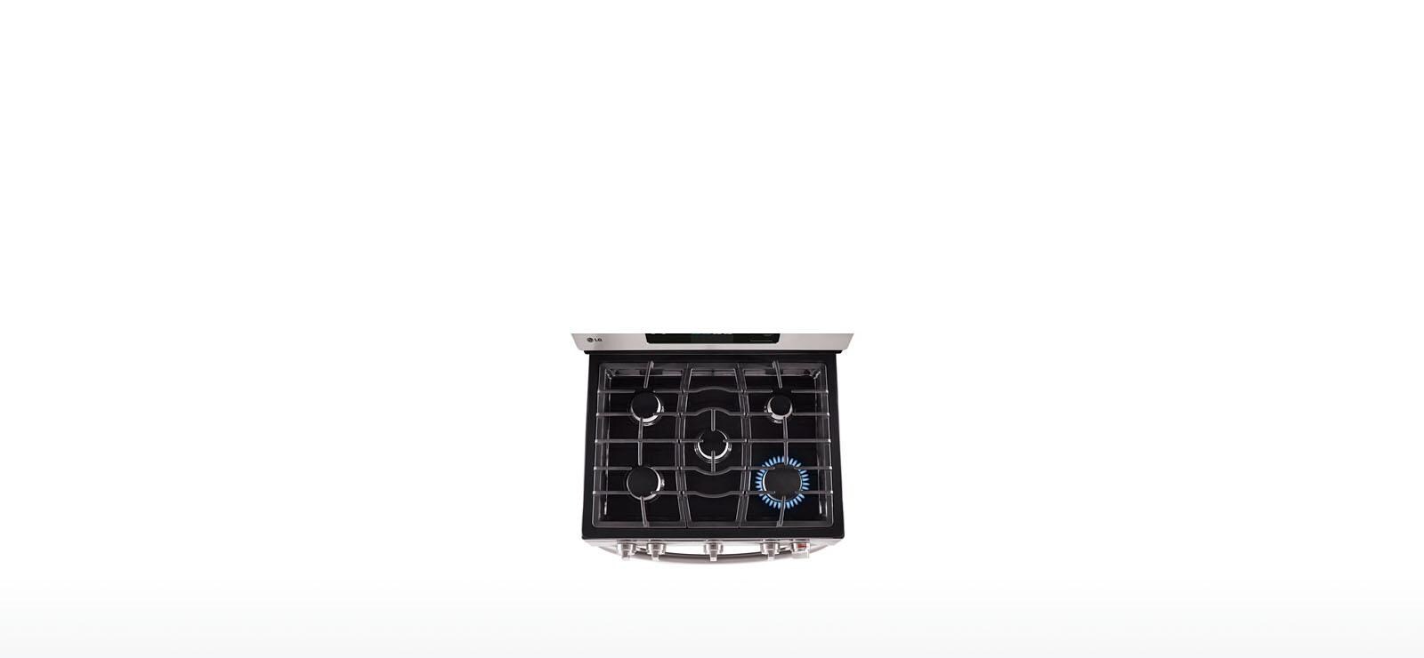 LG LDG3035ST Gas Double Oven Range with SuperBoil Burner LG USA