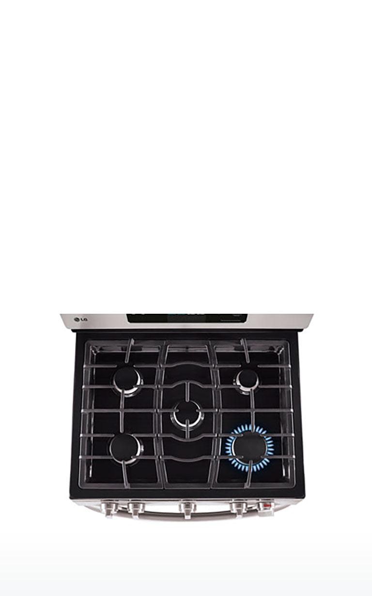 LG LDG3035ST Gas Double Oven Range with SuperBoil Burner LG USA