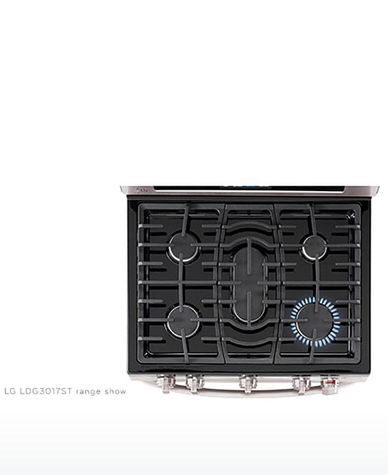LG LRG3095ST Gas Single Oven Range with Convection System LG USA