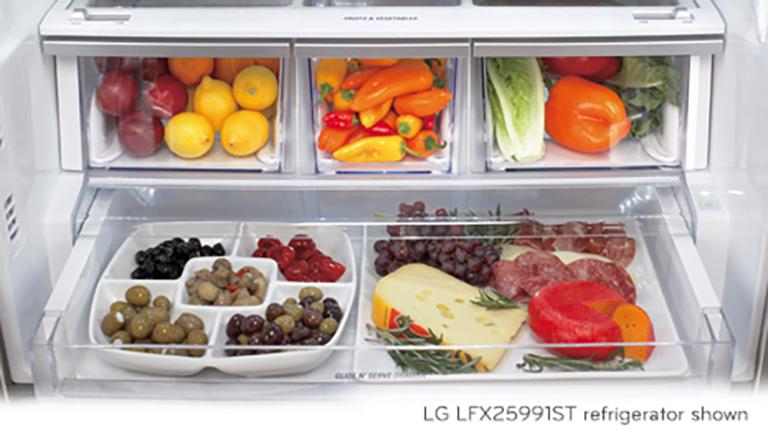 Lg Lfc22770sw 30 Inch Wide 3 Door French Door Refrigerator Lg Usa
