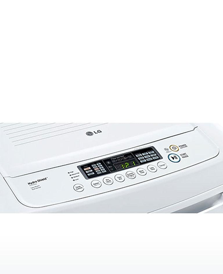 LG DLE1001W Large Capacity Top Load Electric Dryer LG USA