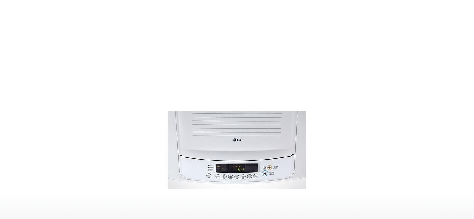 LG DLE1101W Large Capacity Top Load Electric Dryer LG USA