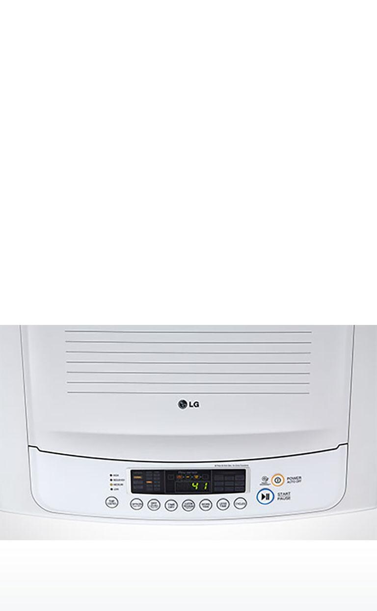 LG DLE1101W Large Capacity Top Load Electric Dryer LG USA