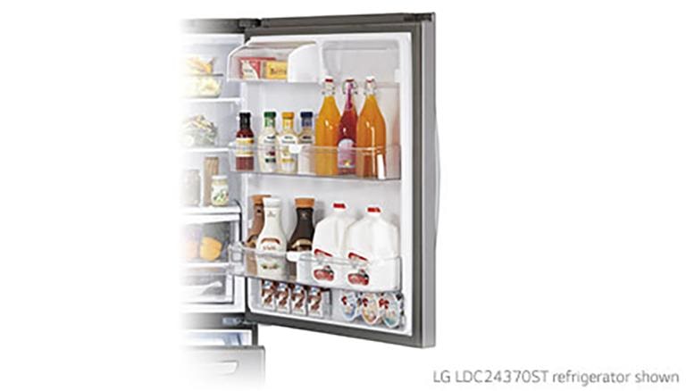 LG LBC24360ST: Large Swing Door Bottom Freezer Refrigerator | LG USA