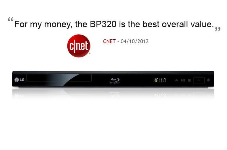 LG BP320 Bluray Disc™ Player with SmartTV LG USA