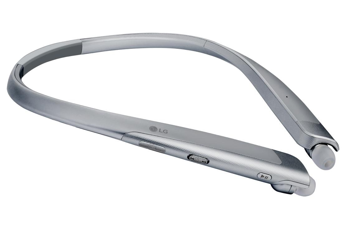 LG TONE Platinum α™ Bluetooth Wireless Headset in Silver LG USA