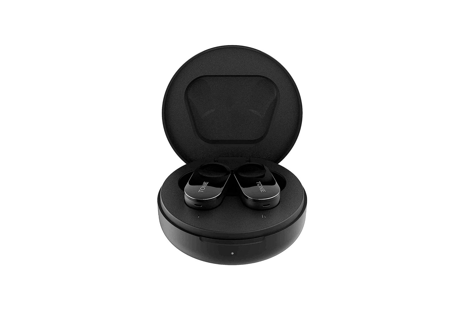 LG TONE Free HBS-FL7 Bluetooth® Wireless Stereo Earbuds with UVnano Charging Case and Meridian Audio, HBS-FL7 Black