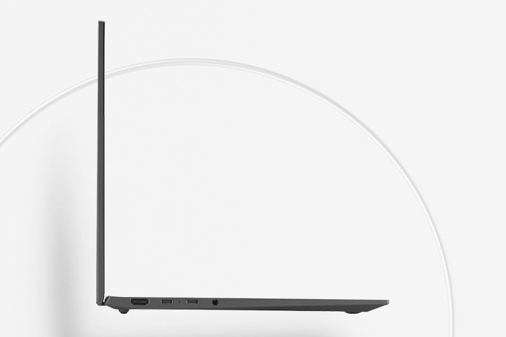 The slim, light body of the gram provides mobility and productivity.