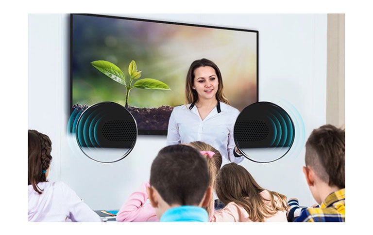 86” IPS UHD IR Multi Touch Interactive Whiteboard has built-in speakers