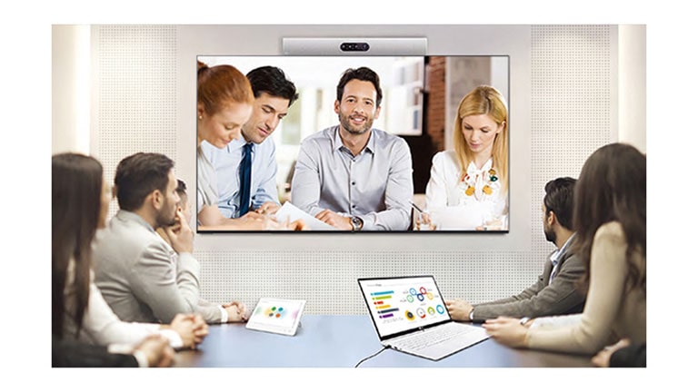 55” UR640S Series UHD Signage TV Video Conference System