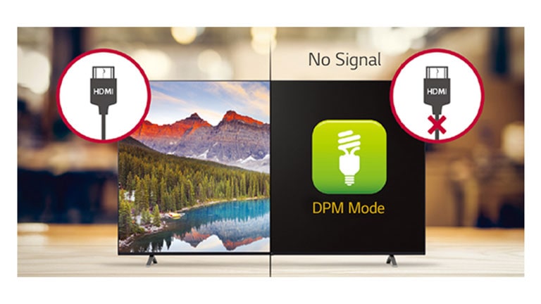 55” UR640S Series UHD Signage TV DPM