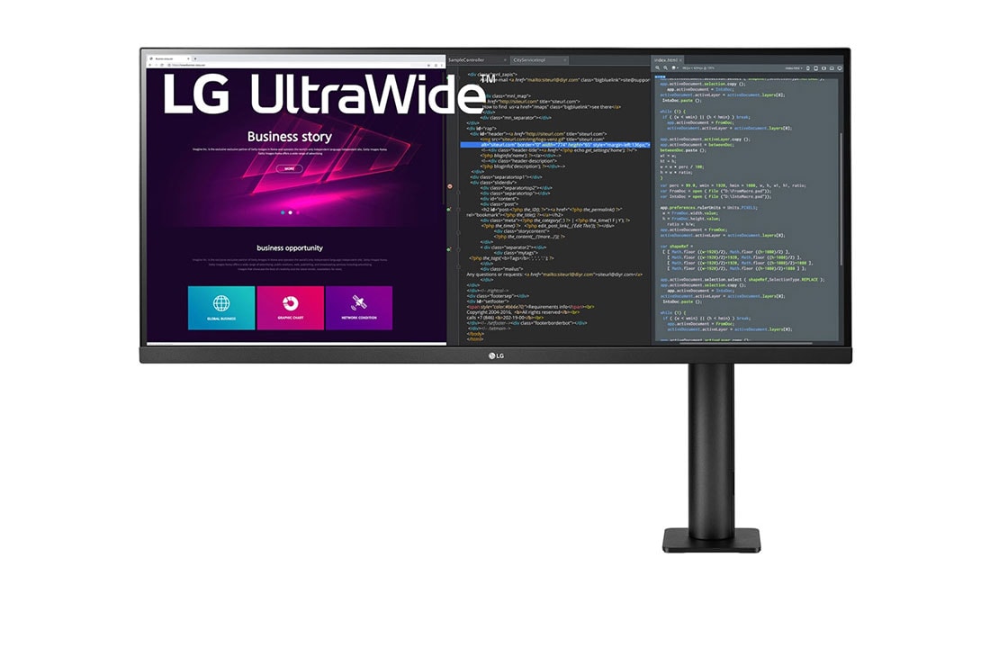 34” IPS QHD UltraWide™ Monitor with Ergonomic Stand, 34BN780-B