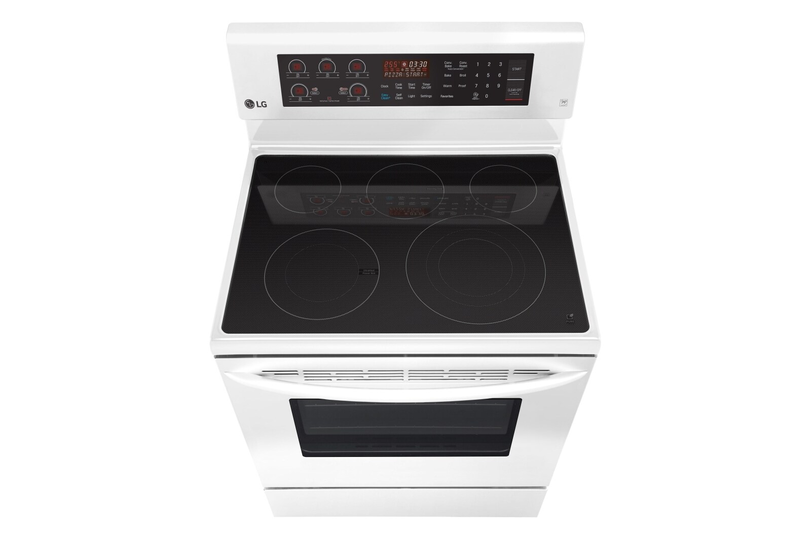 LG LRE3194SW 6.3 cu. ft. Capacity Electric Single Oven Range LG USA