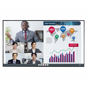 75” UH5F-H Series Slim UHD IPS Digital Signage with non-glare coating, webOS platform, Cisco & Crestron compatible & IP5x Certified1