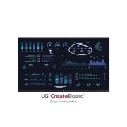 LG CreateBoard™ TR3DJ-B Series 86'' IPS UHD IR Multi Touch Interactive Whiteboard with Embedded Writing Software and Built-in Front Speakers, tr3dj-b Main image with infill , 86TR3DJ-B, thumbnail 1