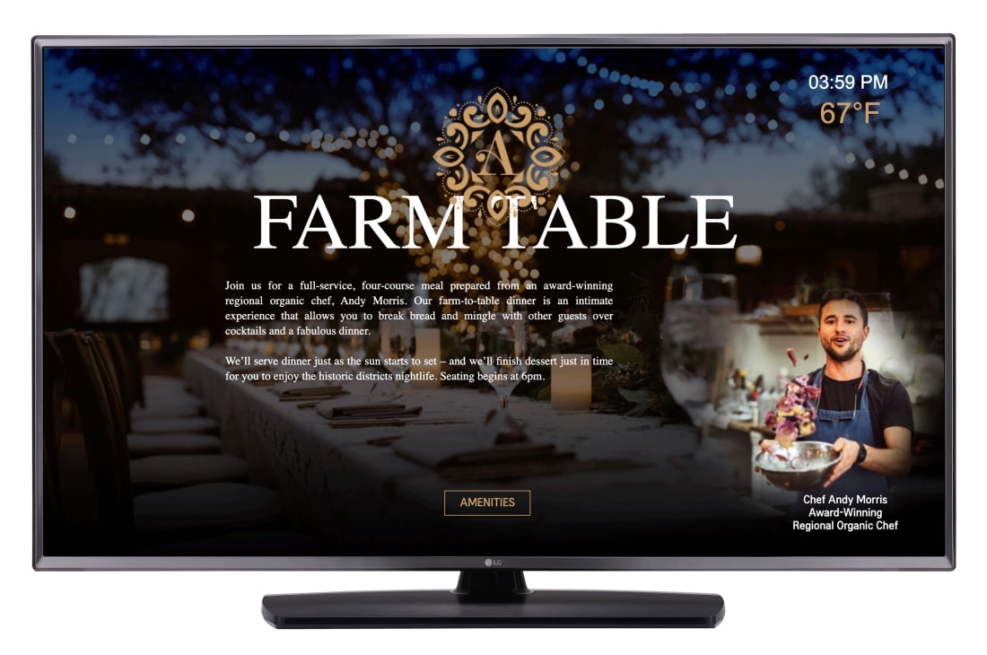LG 49LV570H: 49” Pro:Centric Hospitality LED TV with Integrated ...