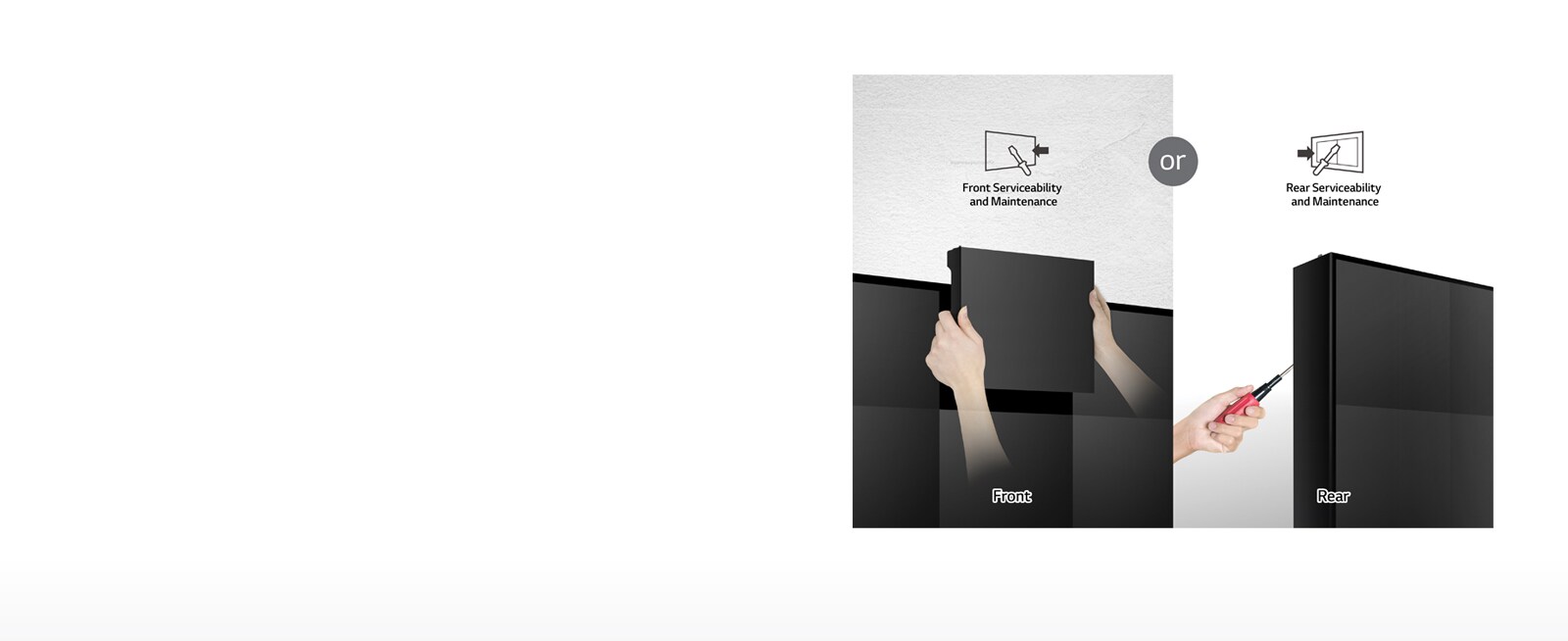 Front or Rear Serviceability1