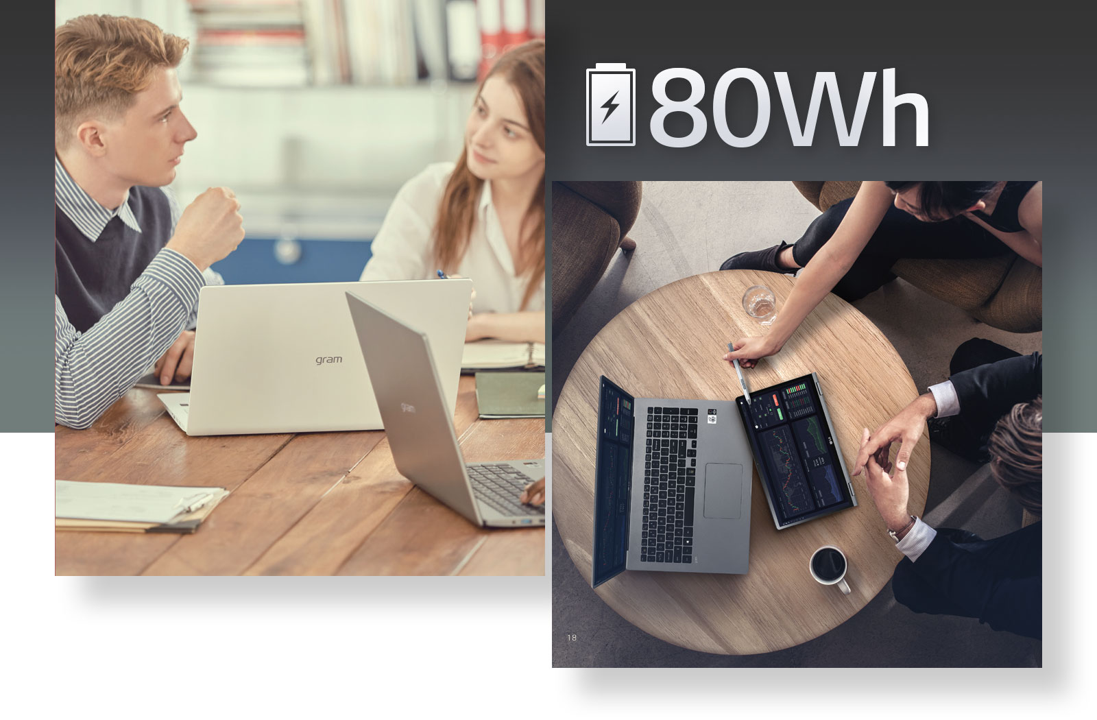 17 inch gram laptop battery life