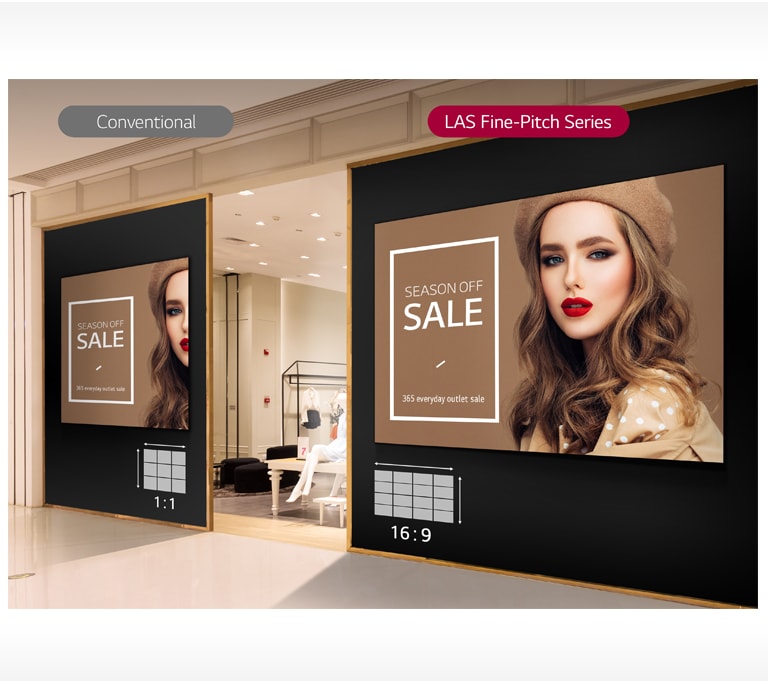 16:9 Aspect Ratio Optimized for FHD/UHD Content2