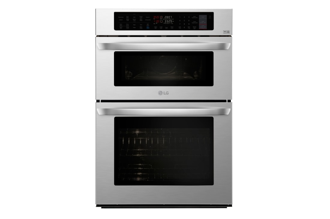 LG LWC3063ST 1.7 4.7 cu. ft. Smart wi fi Enabled Combination Double Wall Oven LG USA