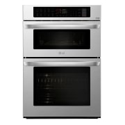 LG 1.7/4.7 cu. ft. Smart wi-fi Enabled Combination Double Wall Oven, LWC3063ST, thumbnail 1