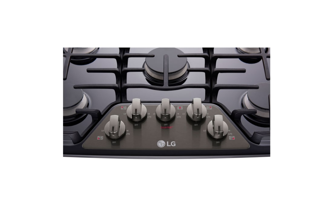 LG 30'' Gas Cooktop with SuperBoil™, LCG3011BD, thumbnail 5
