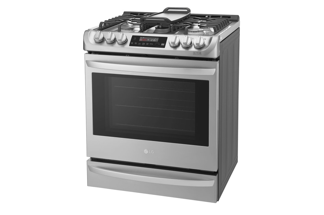 LG 6.3 cu. ft. Smart wi-fi Enabled Gas Single Oven Slide-in Range with ProBake Convection® , LSG4515ST, thumbnail 2