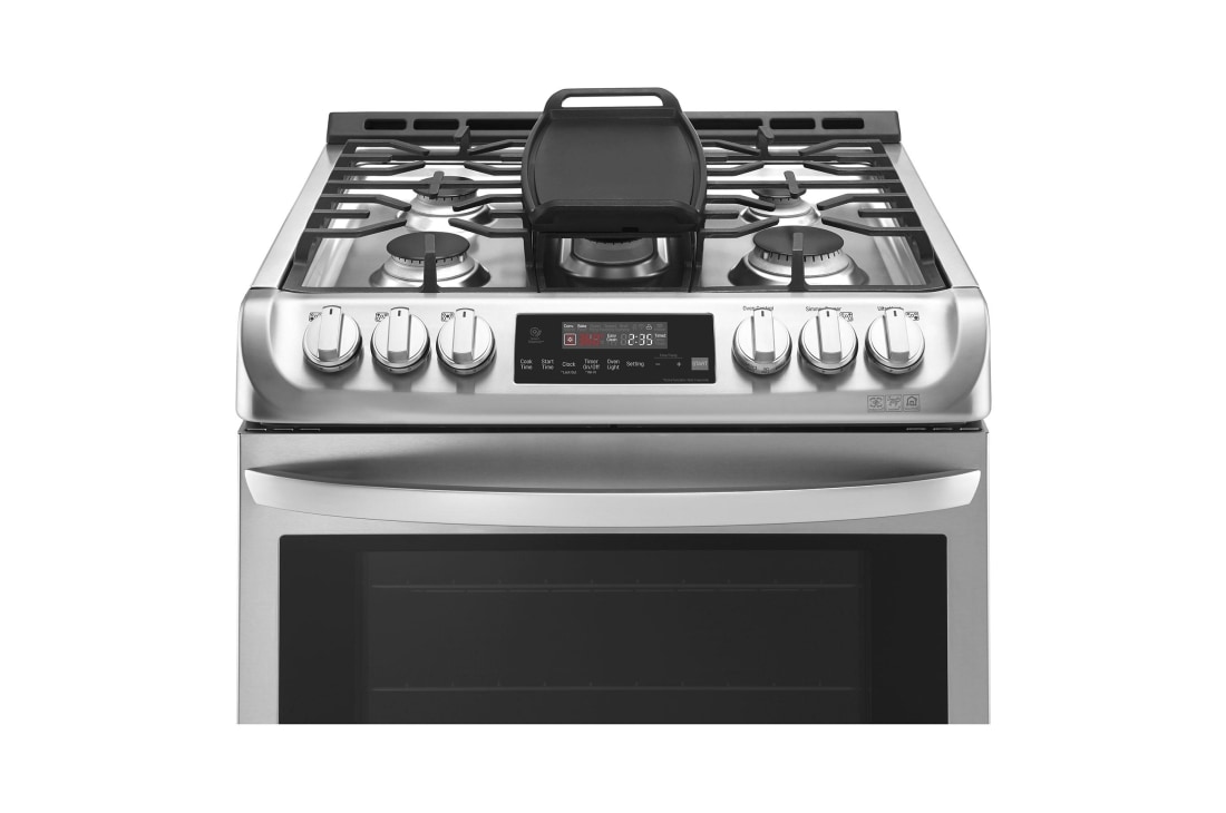 LG 6.3 cu. ft. Smart wi-fi Enabled Gas Single Oven Slide-in Range with ProBake Convection® , LSG4515ST, thumbnail 3