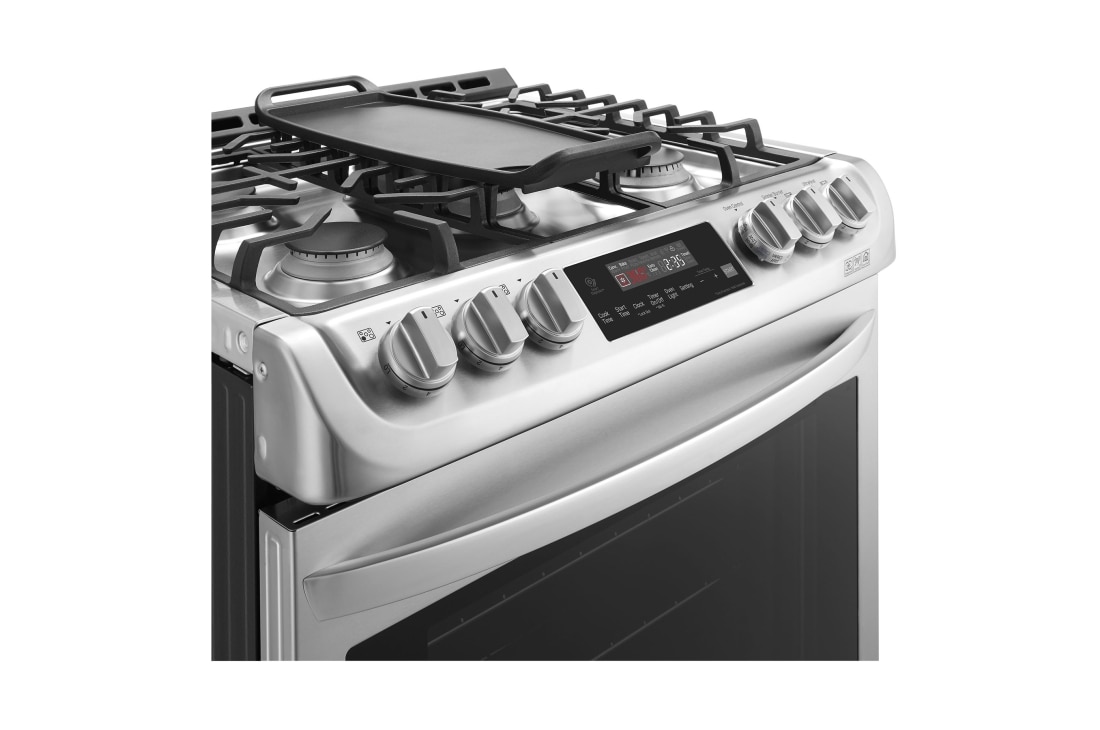 LG 6.3 cu. ft. Smart wi-fi Enabled Gas Single Oven Slide-in Range with ProBake Convection® , LSG4515ST, thumbnail 6