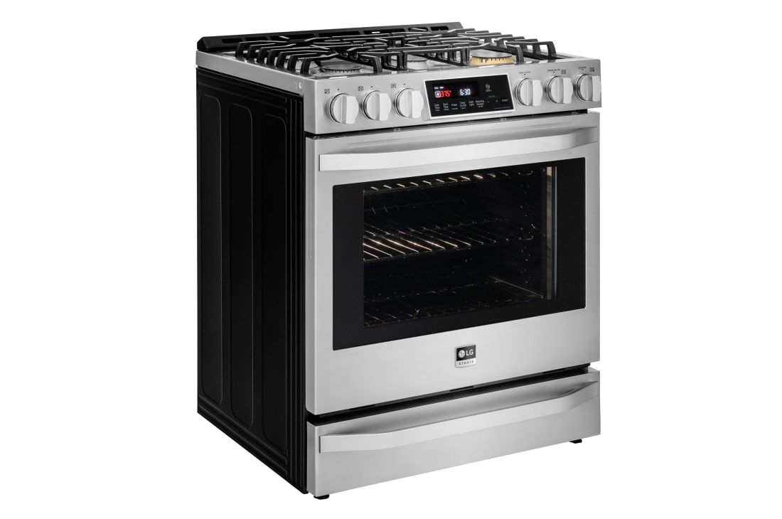 LG STUDIO 6.3 cu. ft. Smart wi-fi Enabled Gas Slide-in Range with ProBake Convection®, LSSG3017ST, thumbnail 2