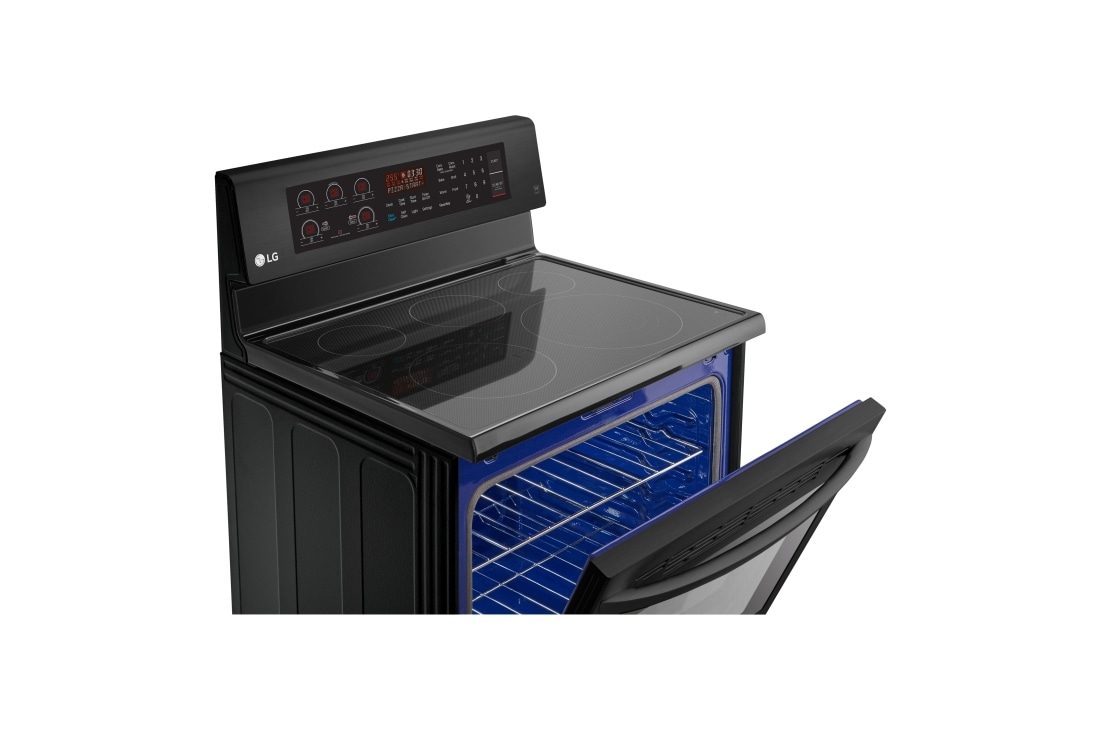 LG 6.3 cu. ft. Electric Single Oven Range with True Convection and EasyClean®, LRE3194BM, thumbnail 5