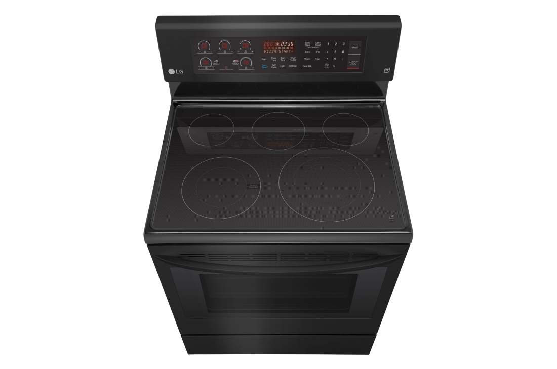 LG 6.3 cu. ft. Electric Single Oven Range with True Convection and EasyClean®, LRE3194BM, thumbnail 6