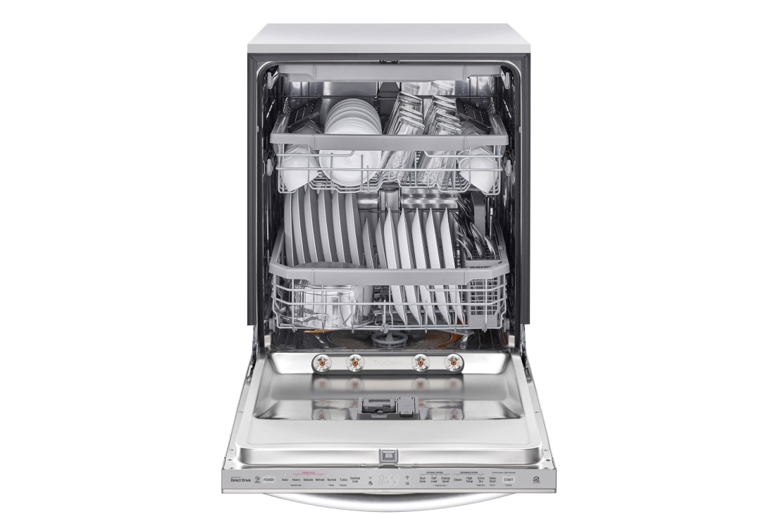 LG Top Control Smart wi-fi Enabled Dishwasher with QuadWash™ and TrueSteam®, LDT6809SS, thumbnail 6