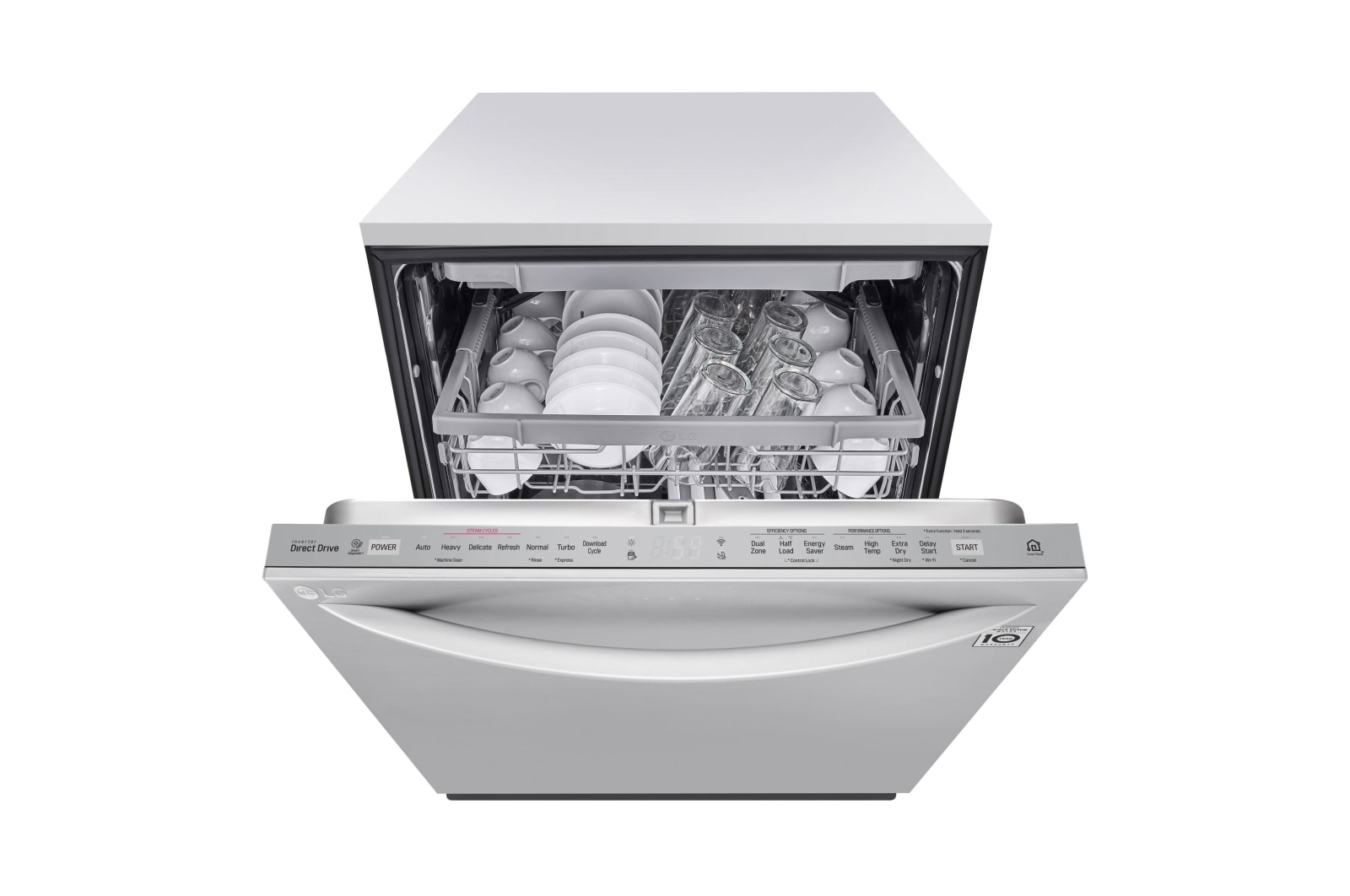 LG LDT6809SS Top Control Smart wifi Enabled Dishwasher with QuadWash